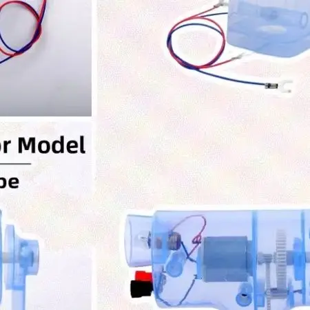 Hand Crank Generator For 3v DC Output Physics Teaching Instrument For Science Experiments Faraday Law Demonstration Tool