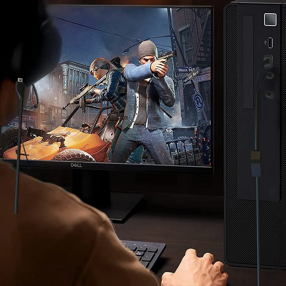 Запасной RGB-кабель OFC для ПК, USB, 3,5 мм, для беспроводных игровых гарнитур SteelSeries Arctis 3 5 7 9X Pro