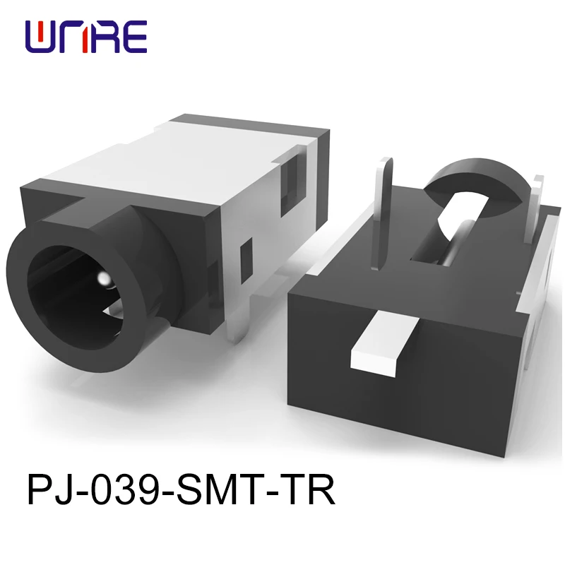 PJ-039-SMT-TR Surface Mount DC Power Jack 0.65mm Right Angle Orientation Shielded Connector for PCB Portable Devices