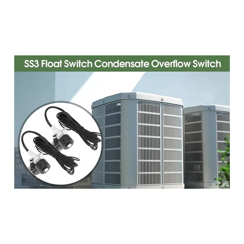 ABSE-SS3 Condensate Overflow Switch For HVAC Drain Pan Condensate Water Leak Detector