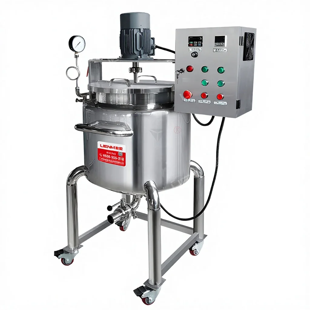 60L 100L 200L Homogenizer Gel High Shear Mixer Tank Alcohol Gel Mixer Homogenizer Machine to Make Detergent