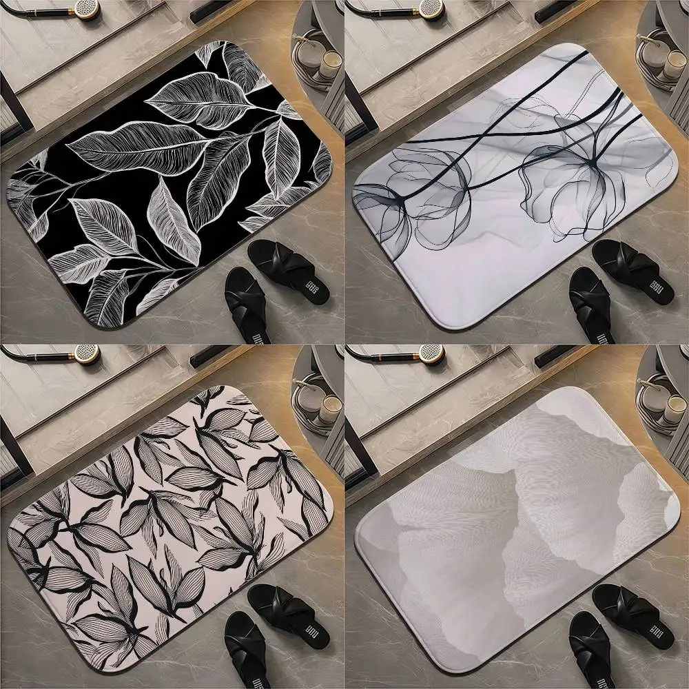 

Soft Lines Beauty Floor Mat Printed Large Carpets Room And Bedroom Carpets Bathroom Anti Slip Door MATS Small Carpets