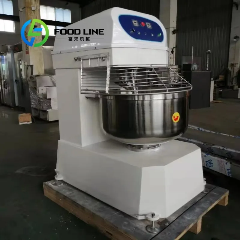 Dough Mixer for Home and Bakery Use Featuring Electric Motor Spiral Mixing and Removable Stainless Steel Bowl