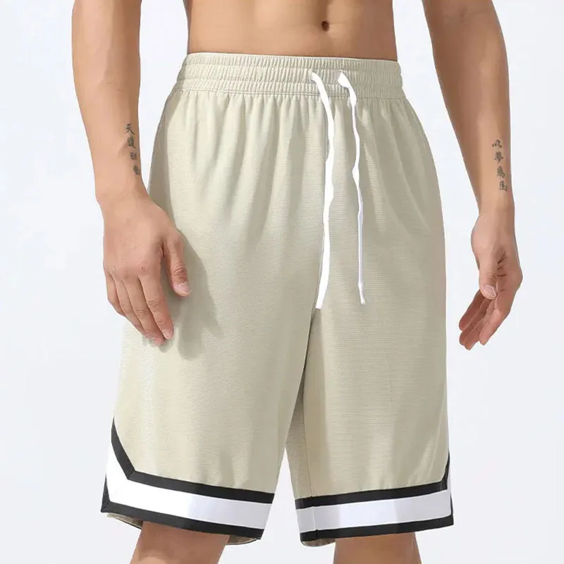 Men Basketball Shorts Training Men Active Shorts Loose With Pockets Cycling Exercise Quick-drying Shorts Outdoor Running Pants