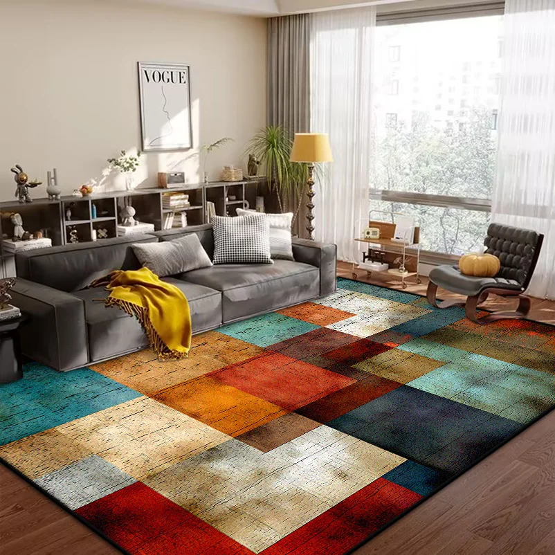 Geometric Abstract Carpet Living Room Bedroom Carpet Large Area Rugs for Home Decoration Non-slip Sofa Custom Floor Mats 200x300