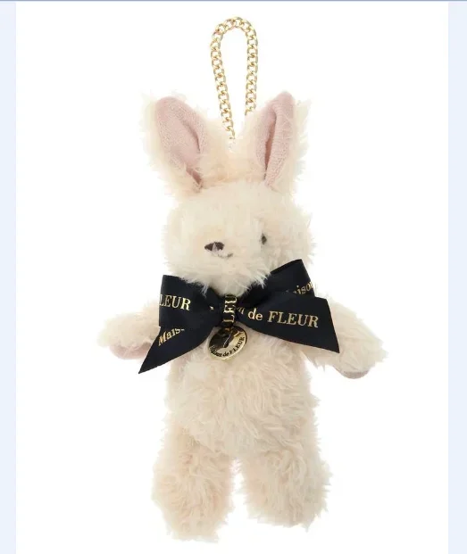 Japanese Style Cute Plush Doll 7th Anniversary Cartoon Rabbit Pattern Bag Charm Key Pendant Girl Ladies Pendant for Handbag