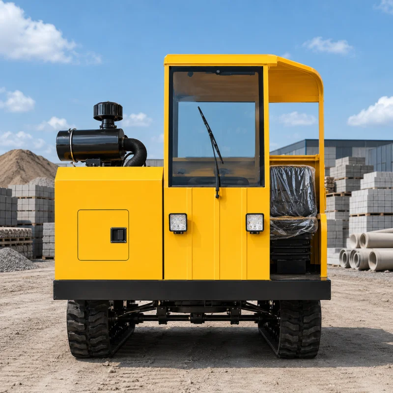 Leading Professional Factory 500kg Load Capacity Mini Tracked Dumper For Mountain Agriculture Use To Solve Labor Shortages