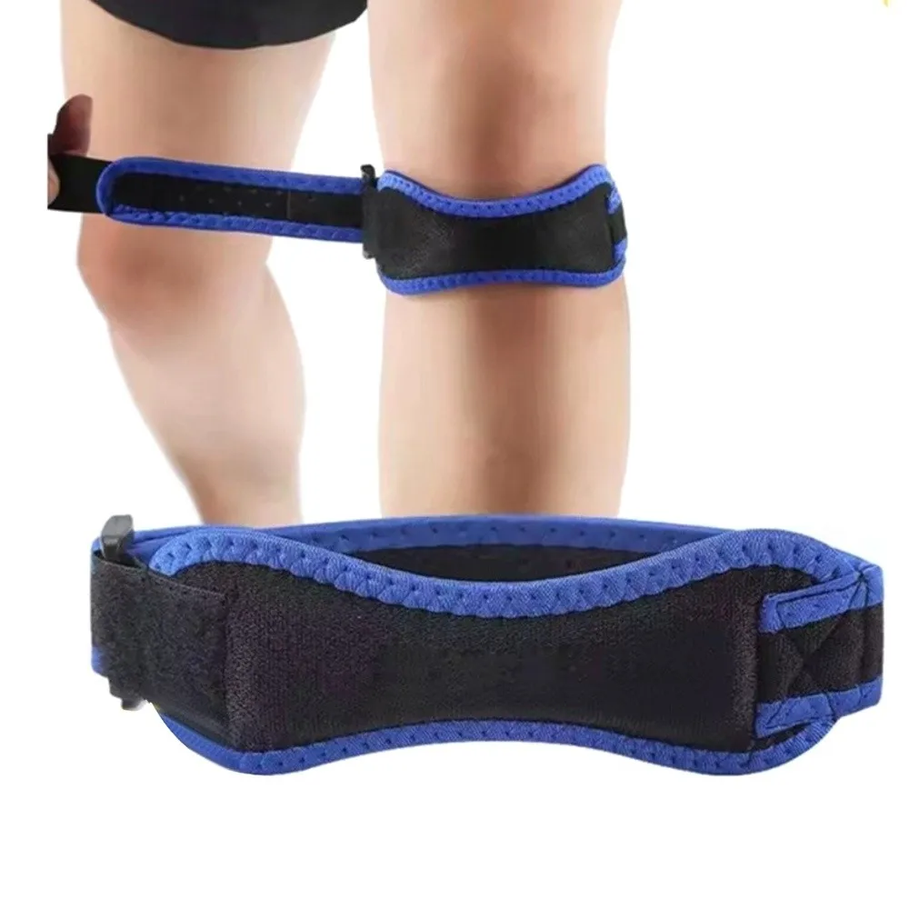 High Quality Adjustable Knee Brace Breathable Elastic Design Shock Absorption Knee Pad Patella Band Cycling