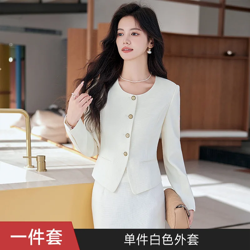 Black Style Coat for Women2024New Spring Socialite Small High-Grade Small Suit Two-Piece Suit Spring and Summer