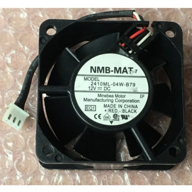 

L Large Air Volume Silent Cooling Fan 2410ML-04W-B79 60*60*25mm 12V 0.4A