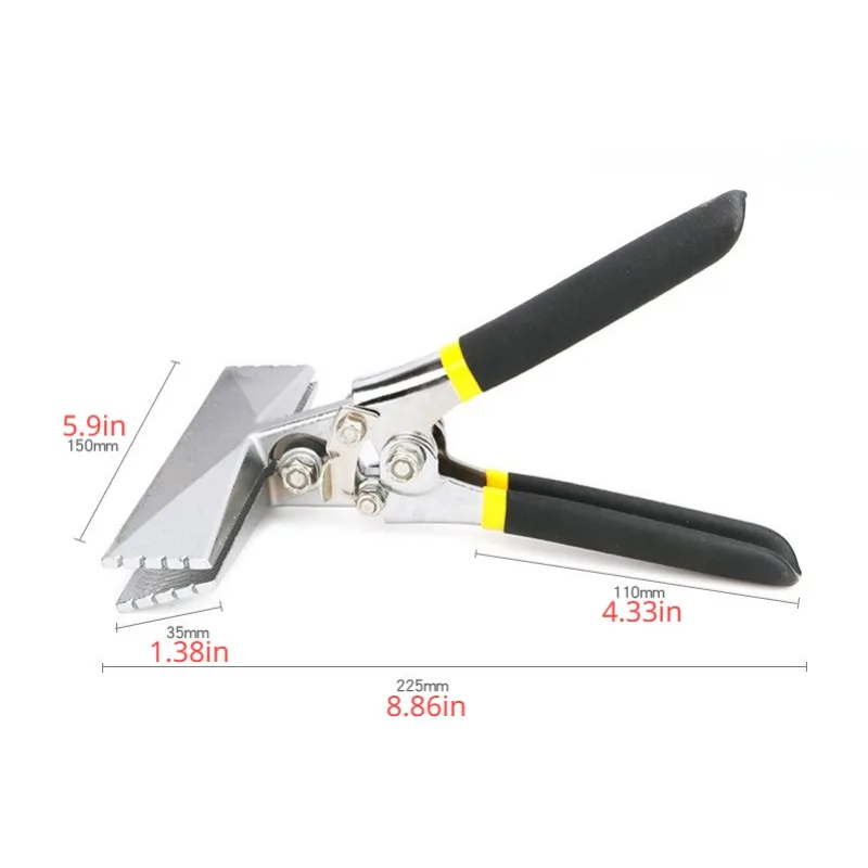 1PC multifunzionale larghezza testa 150MM pinza piegatubi strumento per orlatura
