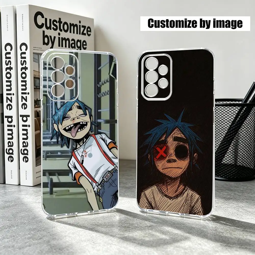G-Gorillaz Music B-Band Gift  Phone Case For Samsung S25,S24,S21,S22,S23,S30,Ultra,S20,Plus,Fe Transparent Cover