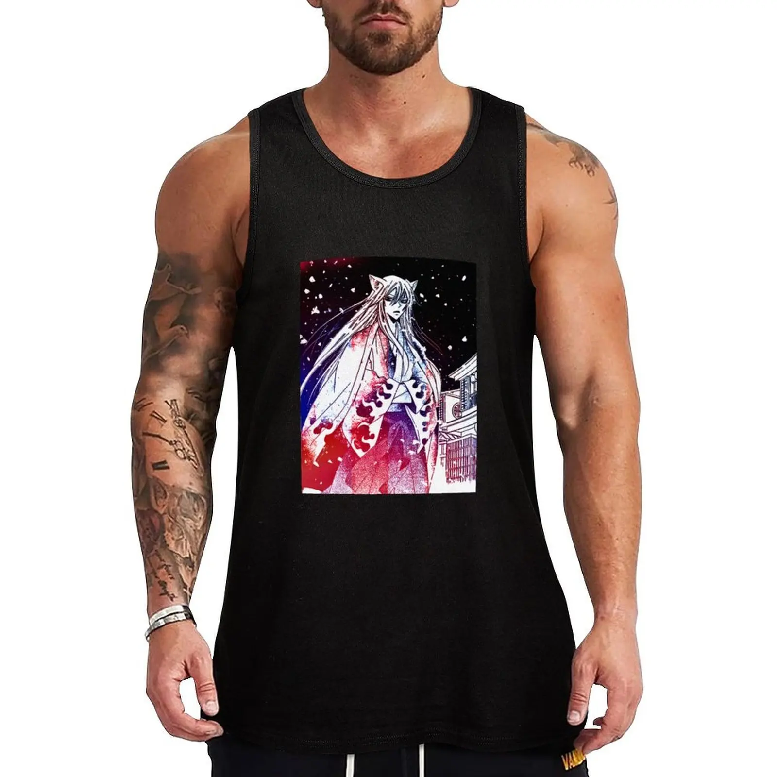 

Tomoe Tank Top singlets for men T-shirt sports