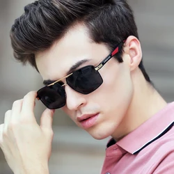 KINGSEVEN Aluminum Men's Sunglasses Polarized Lens Design Temples Sun Glasses Coating Mirror Glasses Driving Fishing For Men