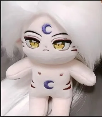 

Stuffed 20cm Anime Inuyasha - Sesshomaru - Sharky M Cartoon Plush Doll Toy COS Dress-up Children Adults Collectible Cotton Gifts