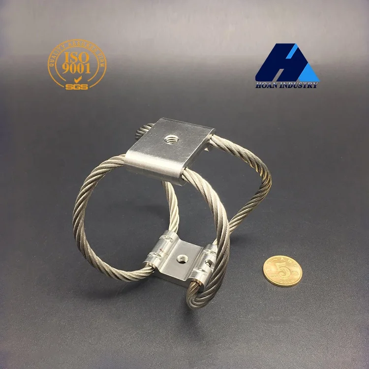 ประณีตถ่ายภาพทางอากาศ UAV กล้อง Drone Stabilizer การสั่นสะเทือน Shock Absorption GR6-36D-A ขนาดกะทัดรัดเชือกลวด Isolator