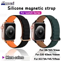 Sport Silicone magnetic Strap for HK10 Ultra3 Smart Watch HK9 Pro Max Ultra2 44/45/42/38/49mm HK8 H12 Z55 S28 Ultra DT8 Plus S9