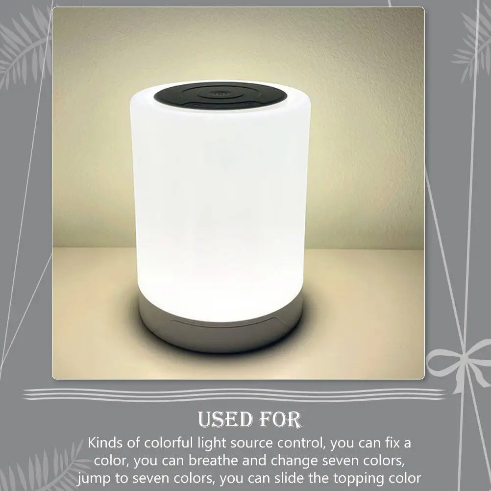 

Набор из 1 ночника с сенсорным управлением и изменением цвета, питание от USB, маленькая прикроватная лампа, теплый светодиодный декоративный светильник для спальни и дома