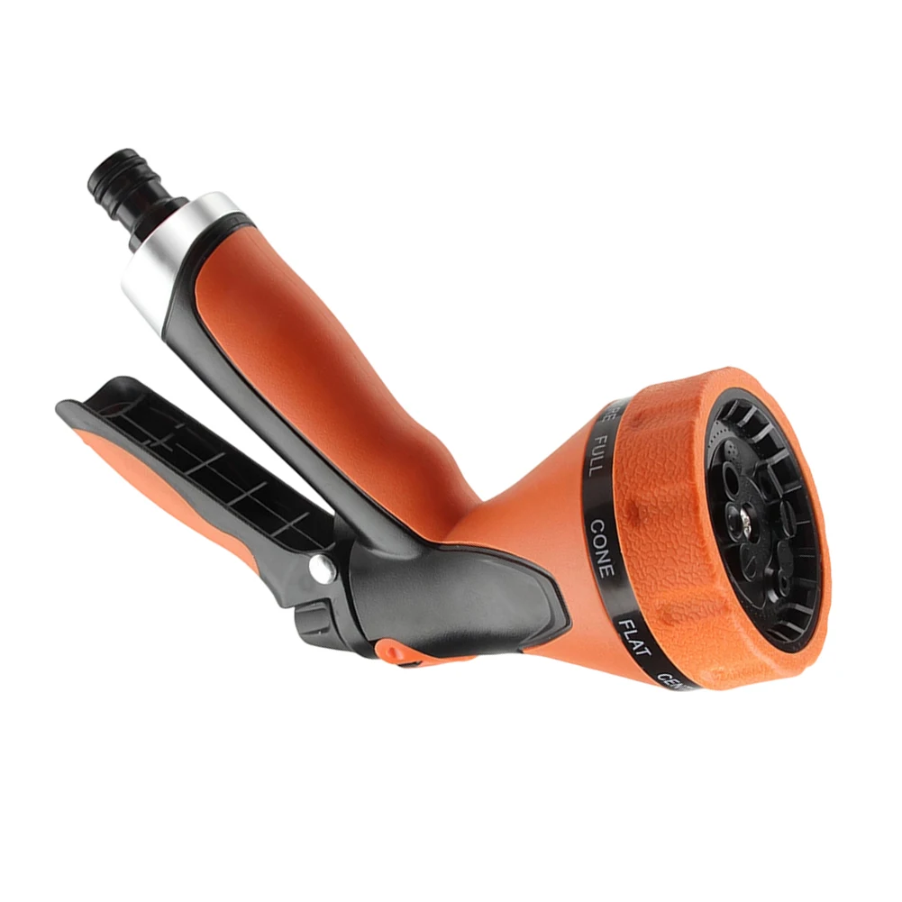 High Pressure Garden Hose Nozzle 10 Adjustable Patterns Water Sprayer For Plant Car Pet Washing Outdoor Lawn Sprinklers