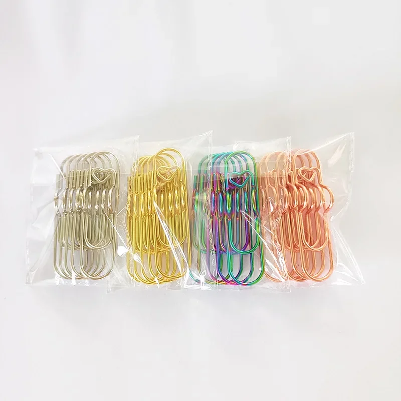 1pcs Multi-functional Metal Paper Clips with Pen Holder Binder Clips School Office Learning Supplies Stationery