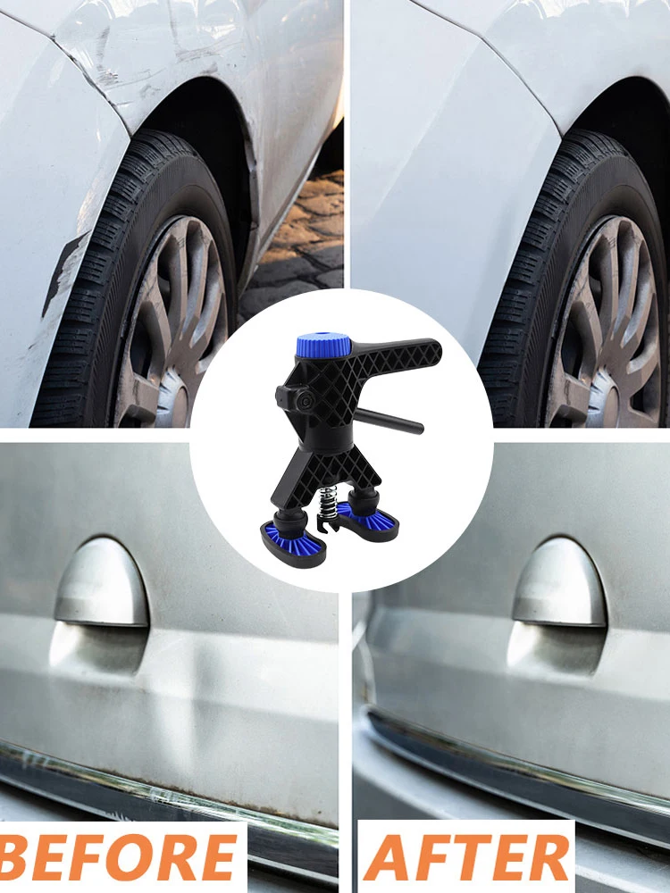 Body Sheet Metal Repair Tool 360 Degree Rotation Concave-Convex Molding Puller Multi Angle Bump Removal Pulling Tool Anti Slip