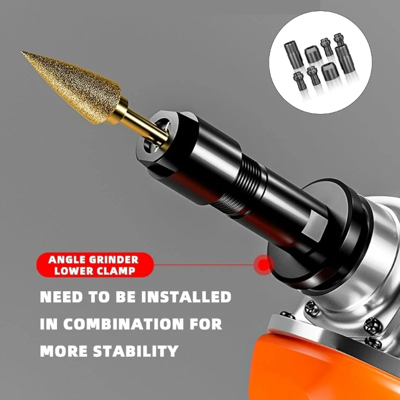 

Многоцелевой переходник с резьбой преобразователь угловой шлифовальной машины в прямую шлифовальную машину, высокопрочная