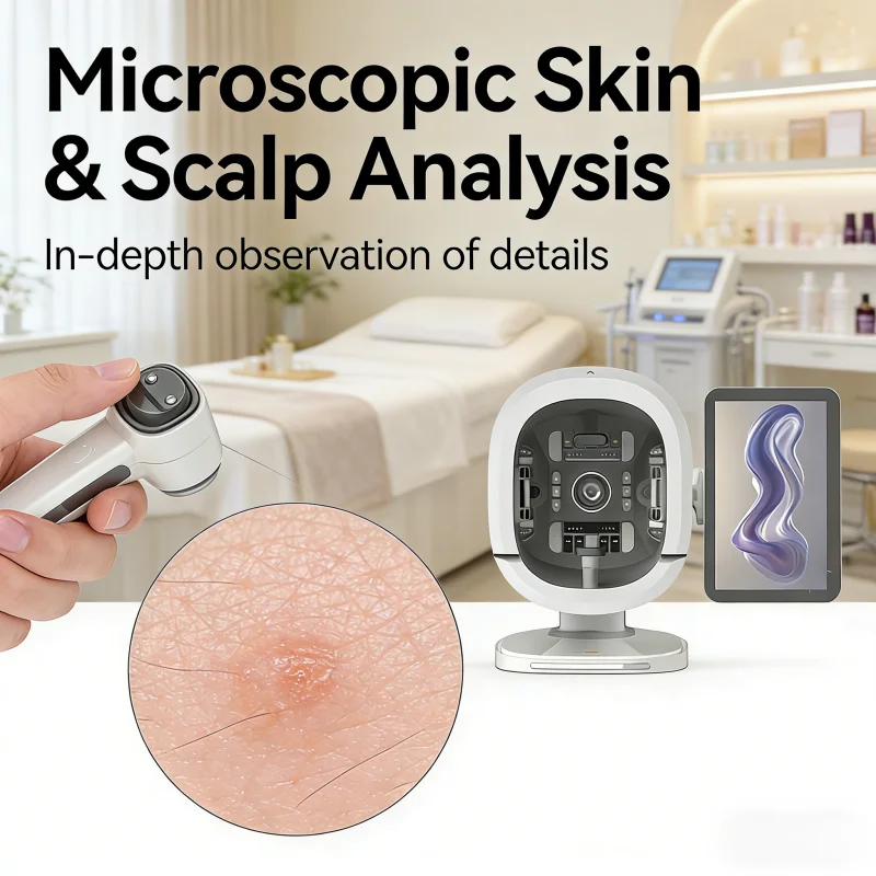 15.6 Inch 36 Million AI Analysis System 3D Facial Skin Analysis Machine Skin Analyzer Moisture Analyze WiFi EU/US