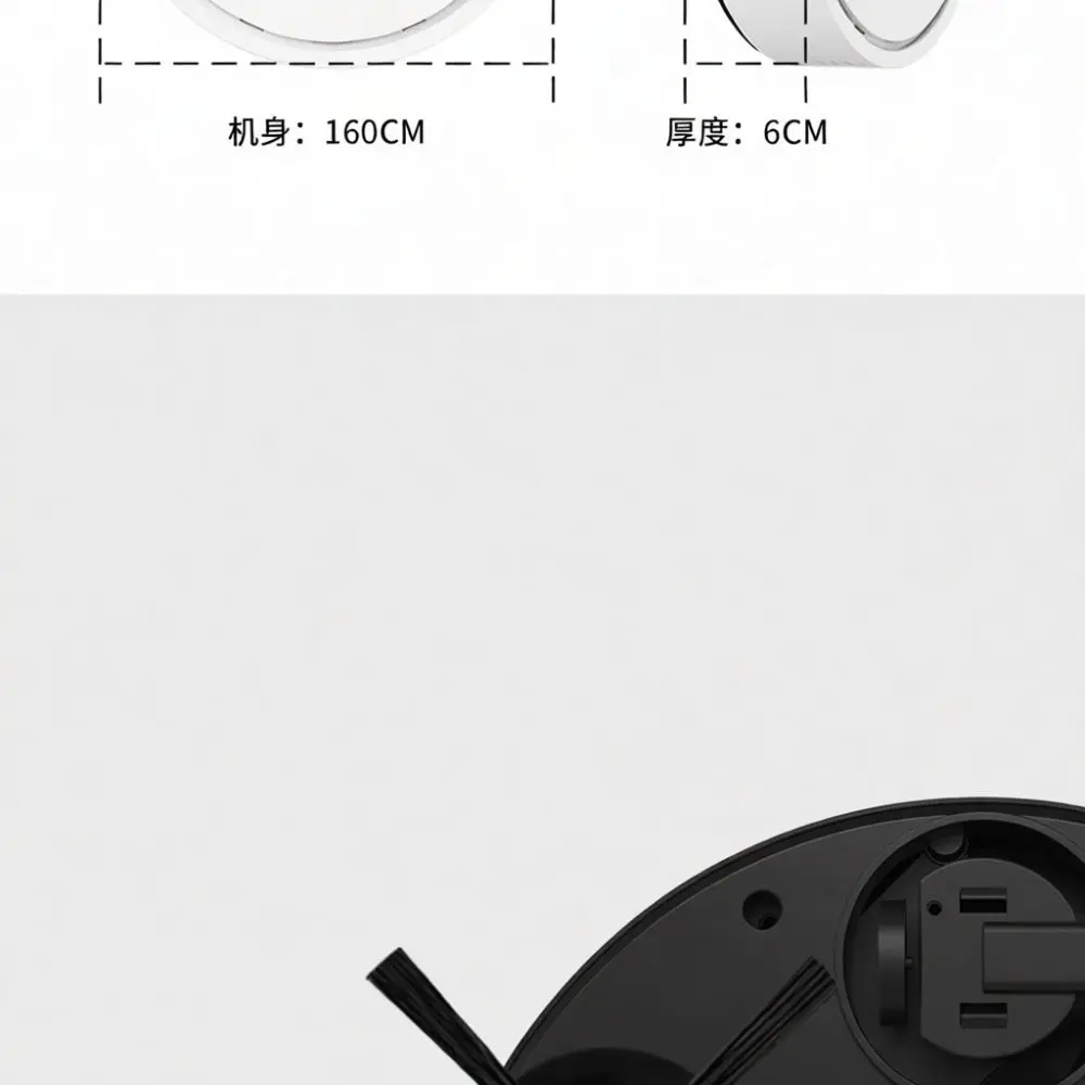 Smart Robot Vacuum Cleaner Sweeping Mopping Machine Efficient Household Floor Cleaning Tool Practical Appliance For Small Apartm