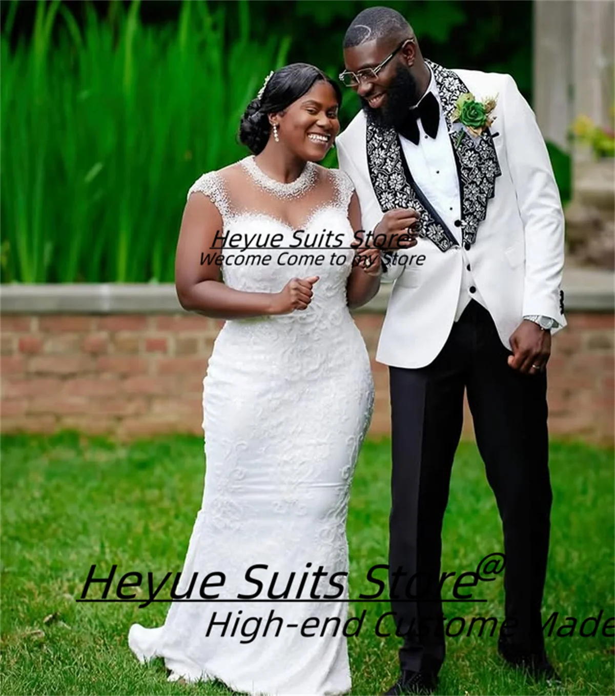 

Luxuly Shiny Diamond Shawl Lapel Groom Wedding Tuxedos Customized Slim Fit Prom 3 Pieces Sets Male Elegant Blazer Ropa Hombre