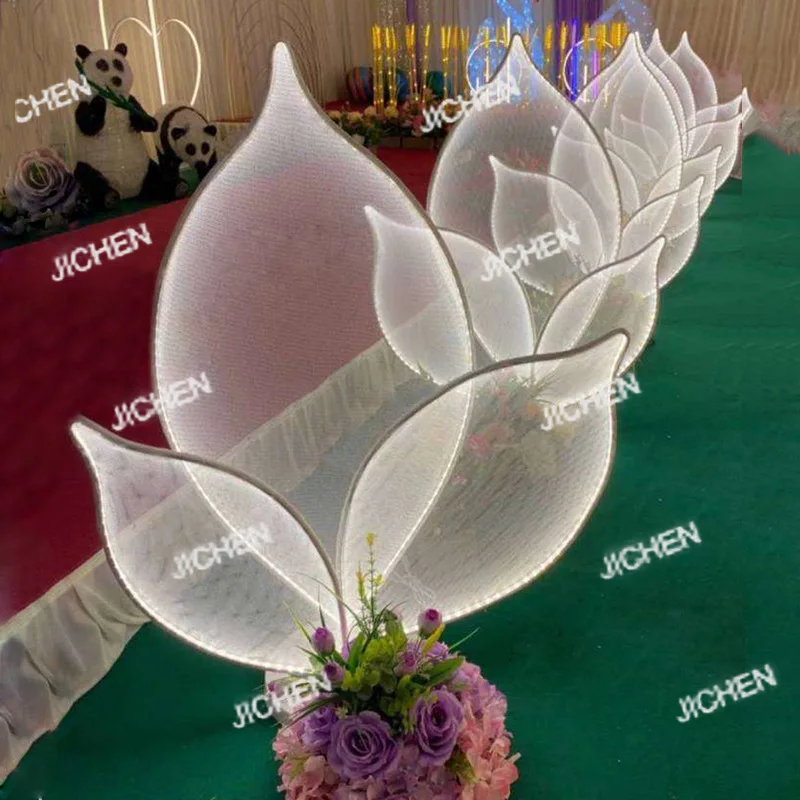 

Новый свадебный реквизит, светящийся дорожный путер лотоса, Т-стол, добро пожаловать, креативное свадебное украшение