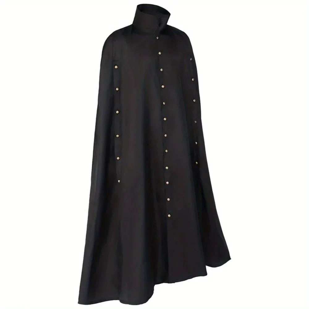 Fantasia de Natal - Capa de Mascarada, Robe de Mago Adulto Horror Reaper Capa Escura Gótica