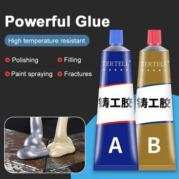 AB Klej naprawczy do odlewów Mocny metalowy klej do spawania na zimno Magiczny środek do naprawy tworzyw sztucznych Środek do odlewów Wypełniacz spawalniczy Klej w płynie