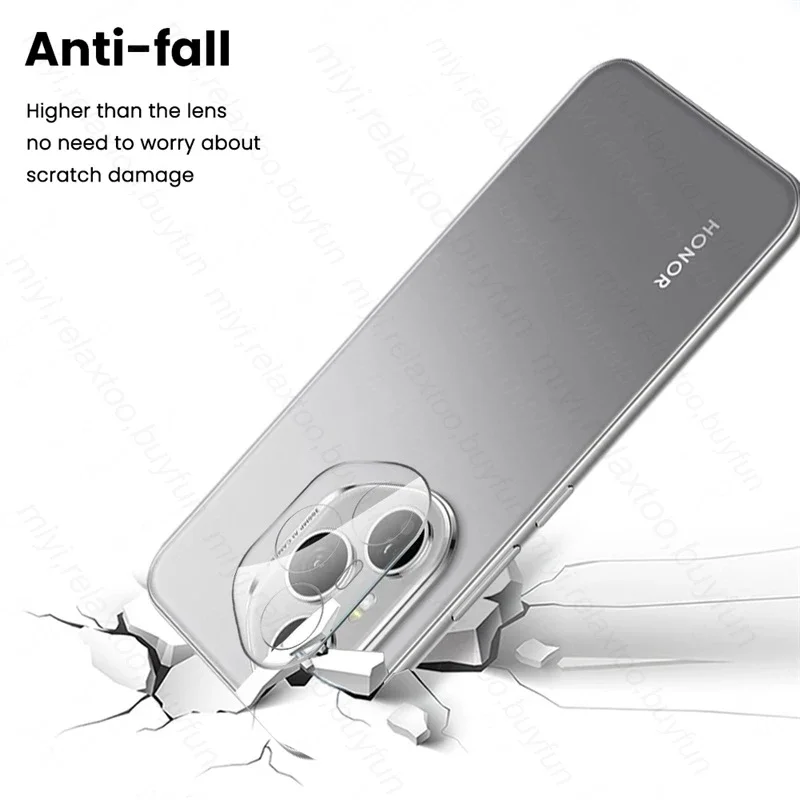 1-3 قطعة HD 9H واضح ثلاثية الأبعاد الزجاج المقسى منحني حامي الكاميرا فيلم ل الشرف 400 برو 5 جرام الهاتف الخلفي الخلفي عدسة فيلم Honor400 برو