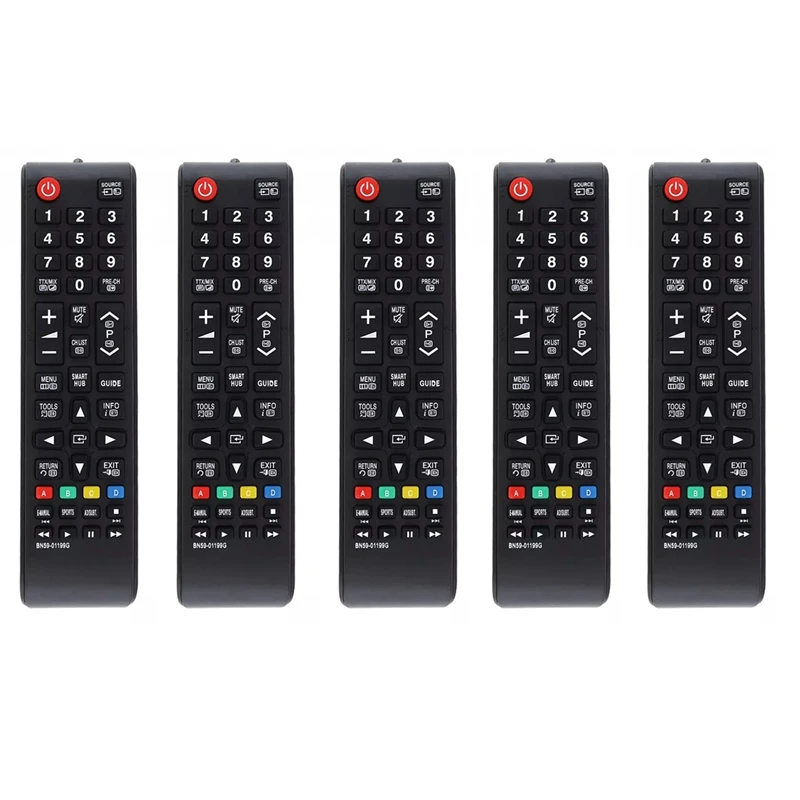 

5X BN59-01199G Wireless TV Remote Control Replacement For Samsung BN5901199G / BN59-01199G Smart TV