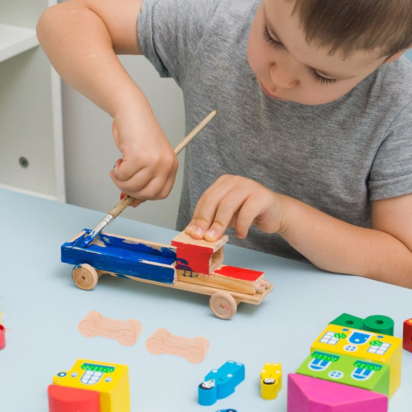 Conector de vía de tren, modelo de hebilla ferroviaria, juego divertido de simulación, juguetes para niños