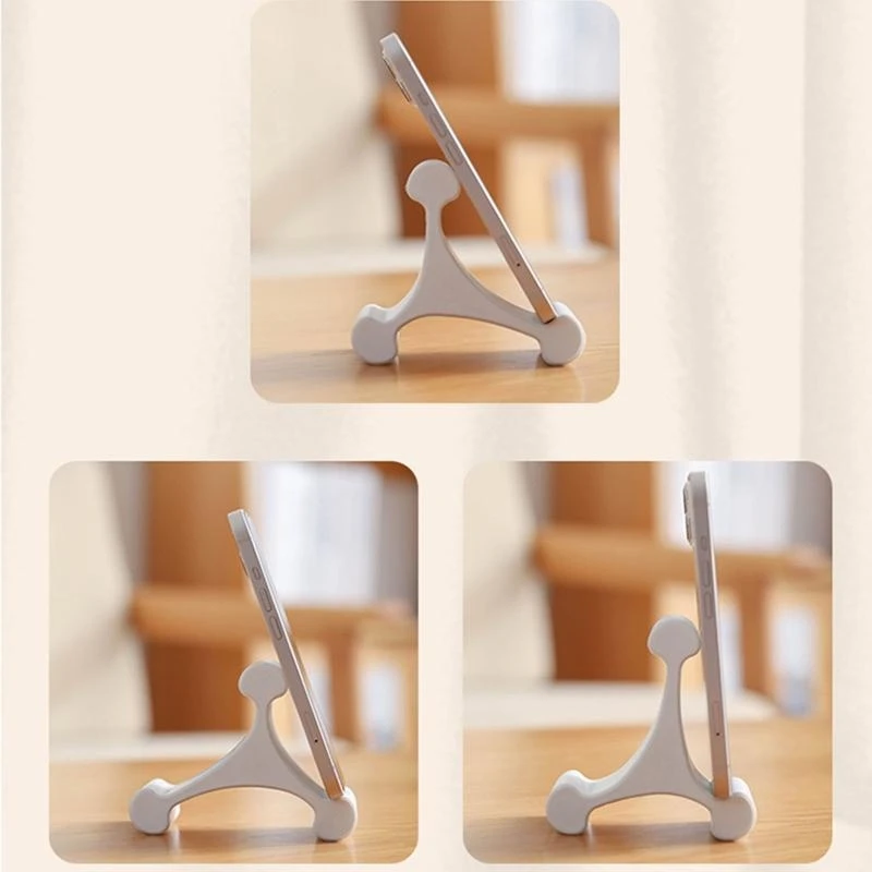 62ka สมาร์ทโฟนสามเหลี่ยมที่ถือ anti แท็บเล็ต/โทรศัพท์มือถือขาตั้งหลายมุมตัวยึดสากลสำหรับอุปกรณ์ภายใต้ 12.9