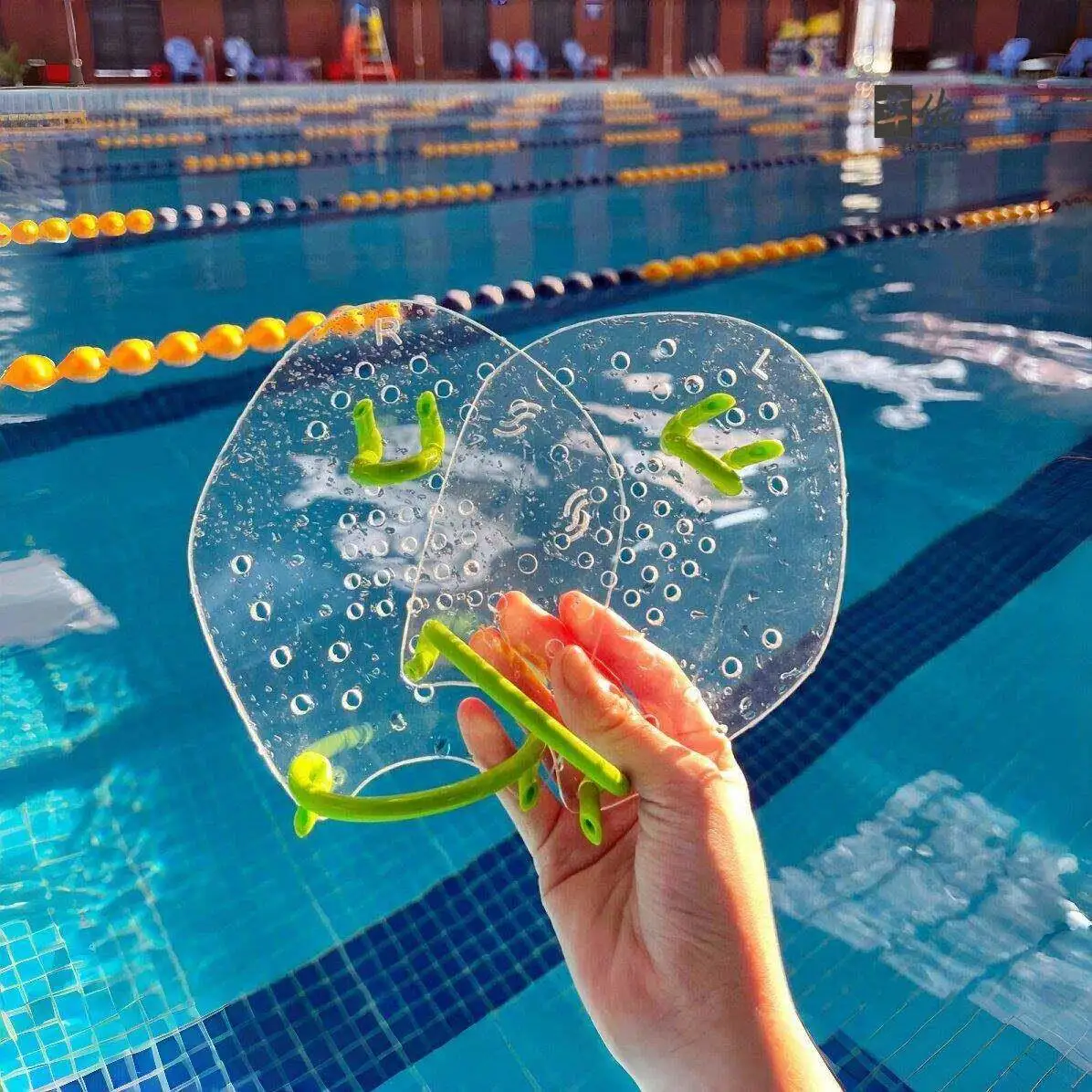 Swimming Hand Flippers Free Style Fitness Training Water Board for Adults And Children Outdoor Summer Protective Gloves