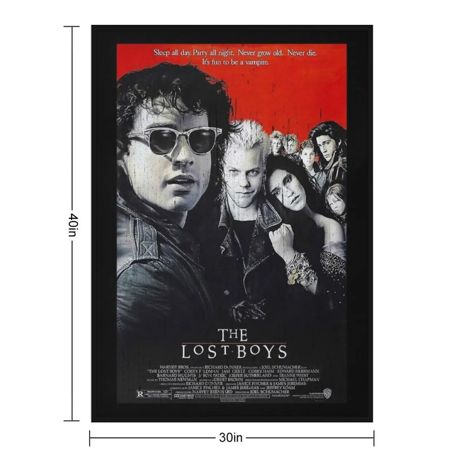 Vintage The Lost Boys Throw Blanket Custom Personalized Gift Bed covers For Sofa Thin Sofas warm for winter Blankets