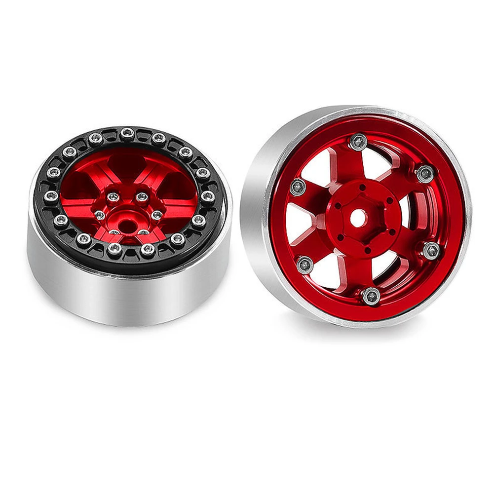 37 * 16mm 1/18 TRX4M SCX24 FMS Ascent-18 1.3인치 휠 허브 등반용 자동차 금속 휠 허브에 적합