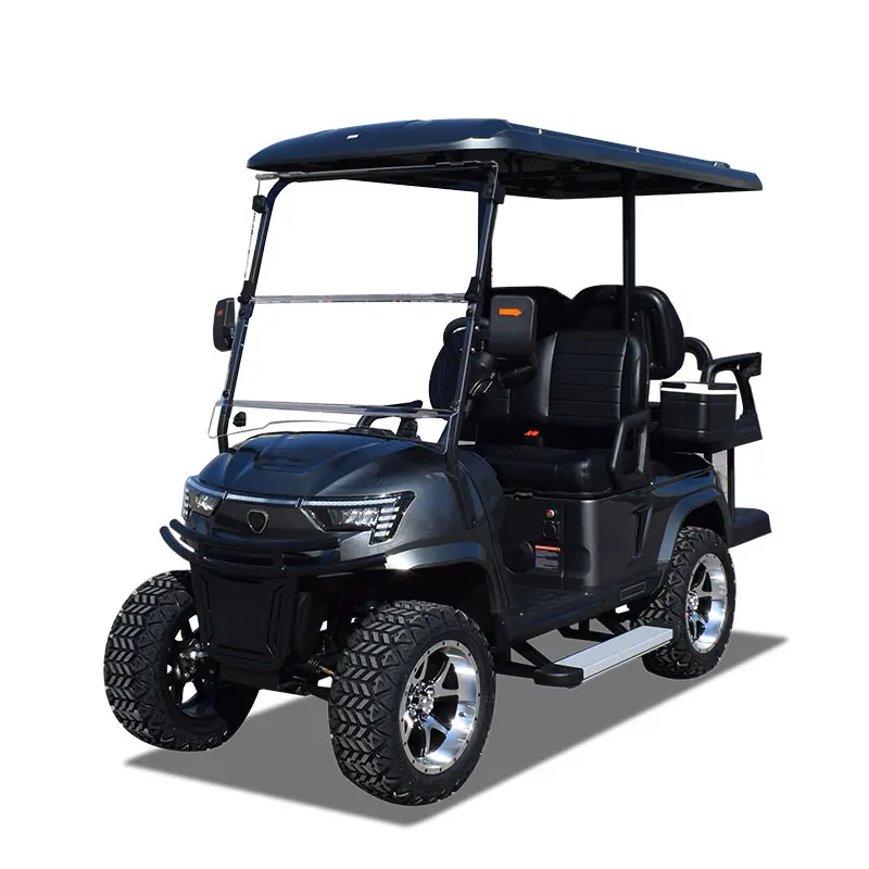 Wholesale 2, 4, 6 Seat Electric Golf Carts, 72V Lithium Customized Comfortable 4 Seat Electric Golf Buggy