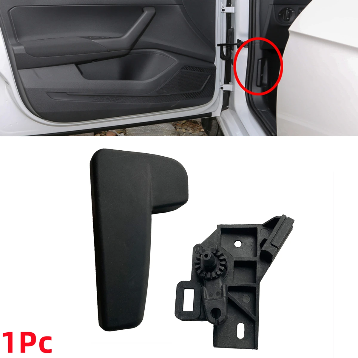 For VW Golf 7 Passat B8 Polo Jetta Skoda Octavia Superb Rapid Kodiaq 6R1823533 517823633A 1pc Engine Hood Release Handle Bracket