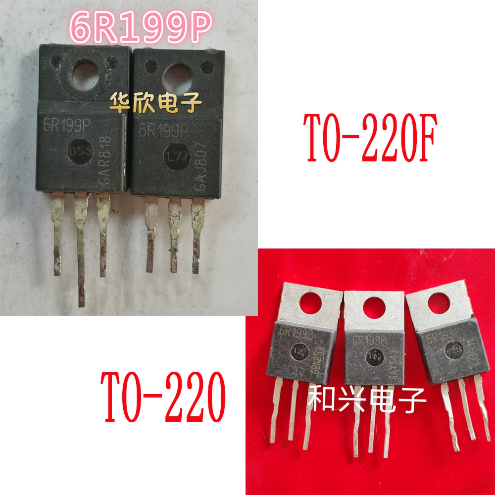 Used  5pcs 6R199P IPA60R199CP TO-220F IPP60R199CP TO-220 In Stock Original disassembly