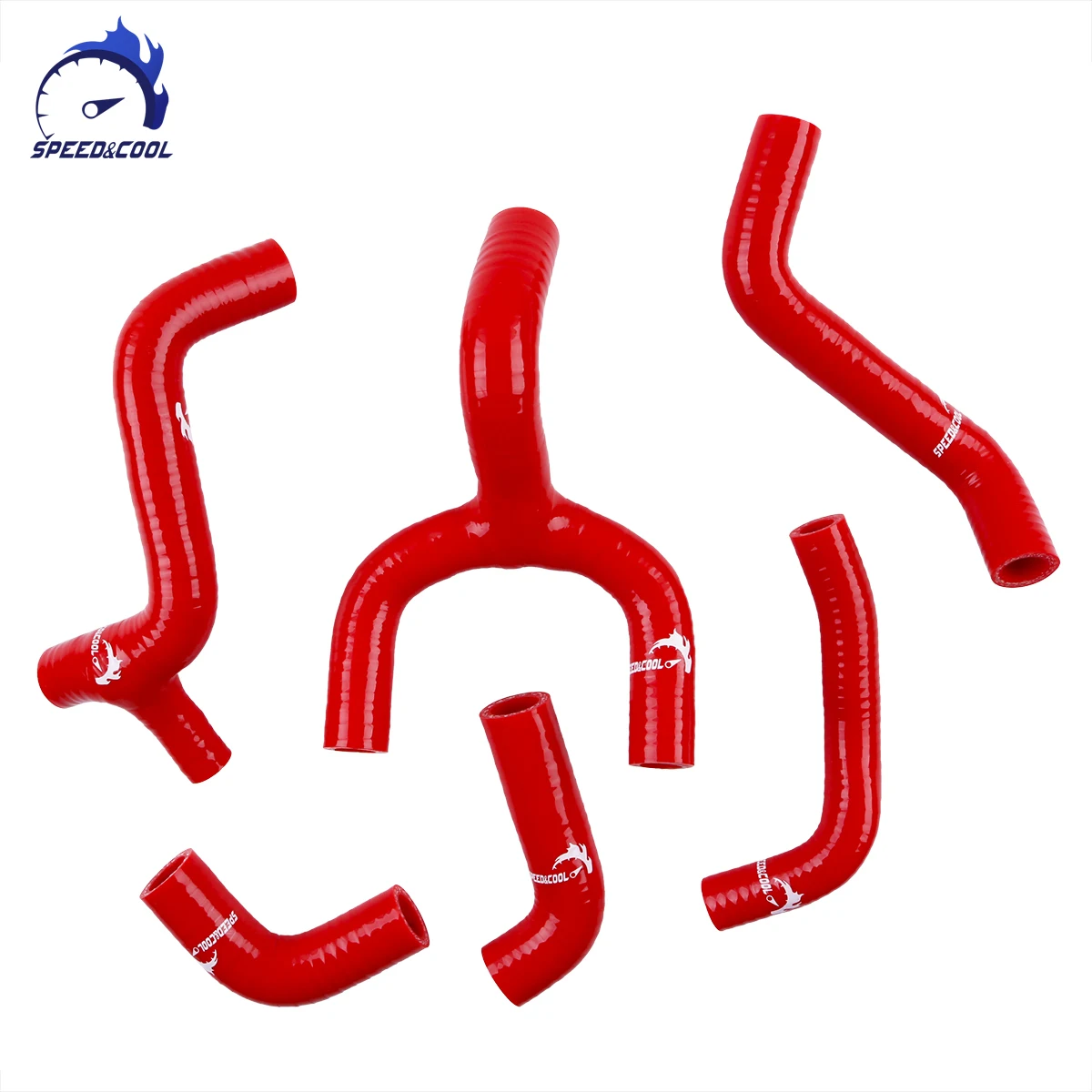 SPEED&COOL For 2010 2011 Husqvarna SMS630 TE630 Motorcycle Silicone Radiator Coolant Hose Kit High Performance Pressure