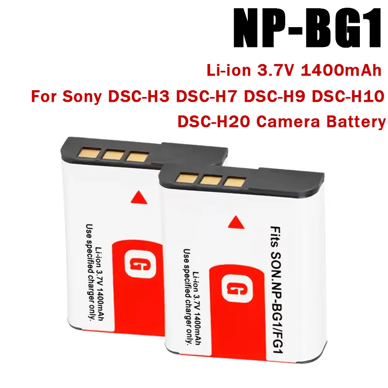 

NP-BG1 Np Bg1 Sony Battery 1400mAh for Sony FG1 DSC T20 T100 HX30 W120 W125 W130 W150 W170 W200 W210 W220 W230 Camera Battery
