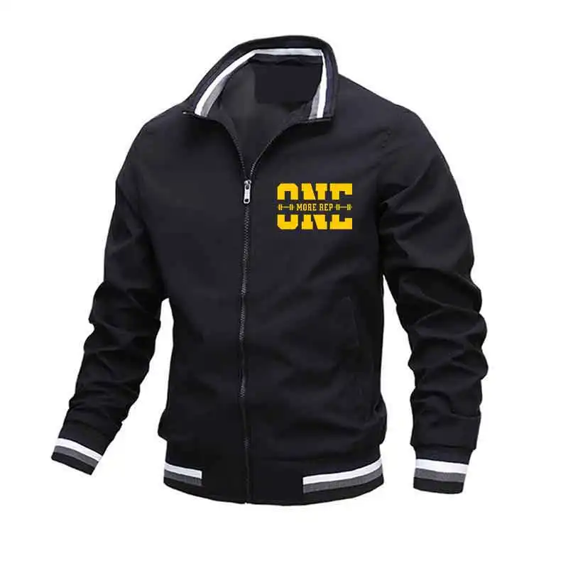 

Куртка европейского размера, весенне-осенняя мужская куртка с воротником-стойкой, повседневная легкая куртка на молнии, спортивное пальто на открытом воздухе, мужской водонепроницаемый бомбер