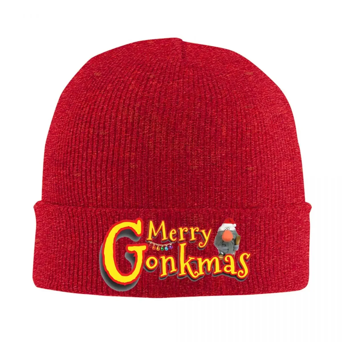 Merry Gonkmas Knit Hat Beanie Autumn Winter Hat Warm Unisex Street Christmas Puppet Maker Cap Men Women Gifts