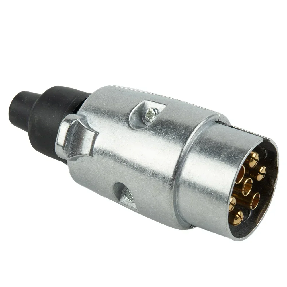 12V 7-Pins Elektrische Aanhangwagen Sleepstekker Bedrading Connector Adapter Betrouwbare 12V Trailer Connector Plug Met Bedrading