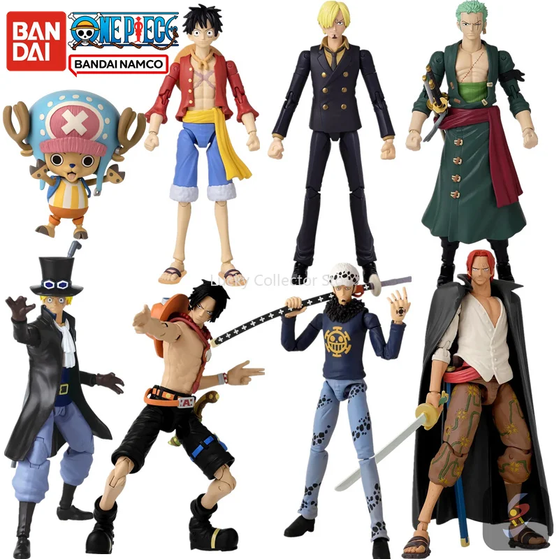 Bandai Spot One Piece Nautical Luffy Zoro Ace Sanji Finished Movable Figure Model Collection Peripheral Holiday Gifts