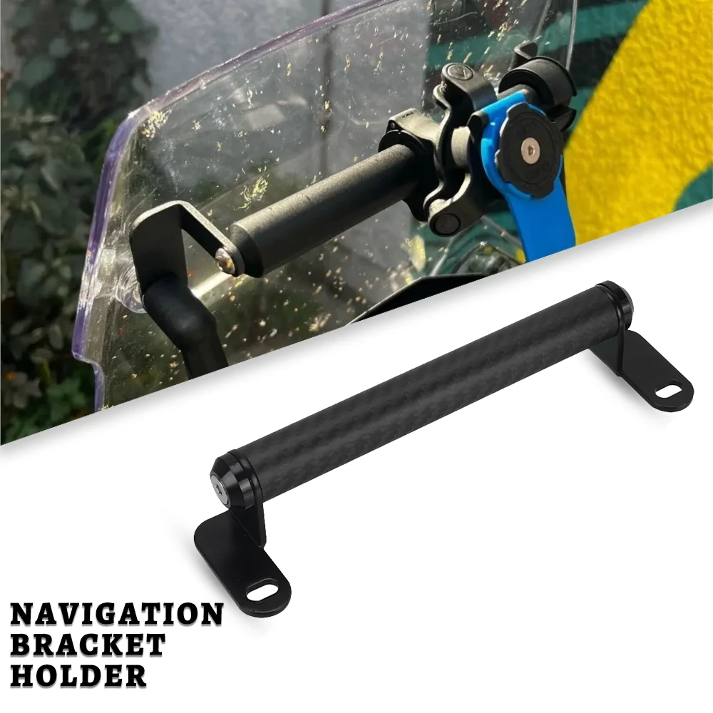 

For CFMOTO CF MOTO CF650MT 650MT Motorcycle Carbon Fiber Navigation Bracket Holder GPS Phone Bracket 650 MT mt CF 650MT 650mt