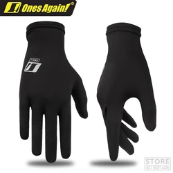 Guantes interiores creativos de invierno para motocicleta, manoplas forradas de seda de hielo para mujer, luz de conducción, velocidad de despegue, mano delgada y ajustada, pantalla táctil